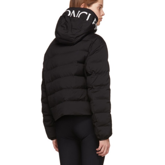 MONCLER Matt black down anwar jacket. Short style. - Picture 3 of 11